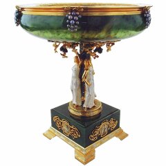 Интерьерная чаша «Эллада» из натурального нефрита — Премиум подарки