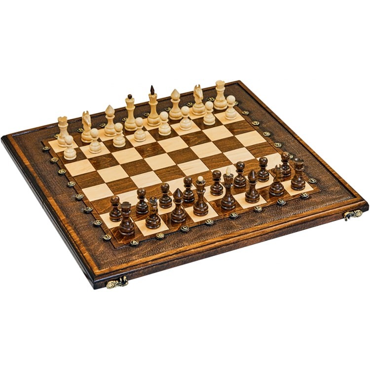 Шахматы с нардами из древа «Гамбит» 60x60