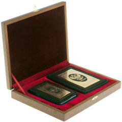 Подарочный набор «Документы» (кожаная обложка паспорта, визитница)