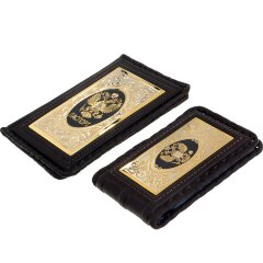 Подарочный набор «Документы» (кожаная обложка паспорта, визитница)