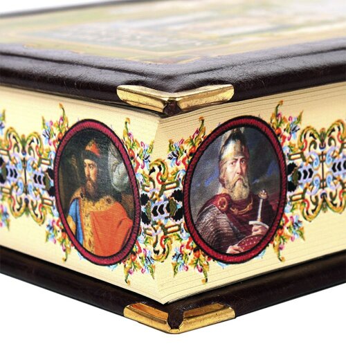 Подарочная книга «Киевские князья» в кожаном футляре