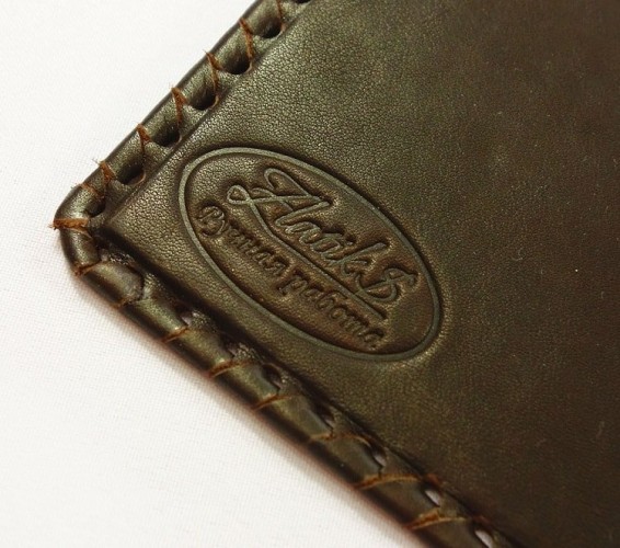 Визитница кожаная Герб РФ 2