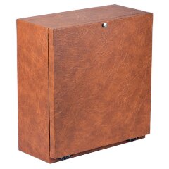 Кабинетный набор «Лев» с часами из натурального камня яшма