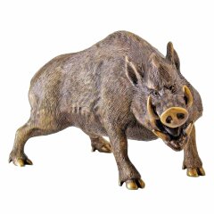 Бронзовая статуэтка «Кабан дикий» в подарок охотнику