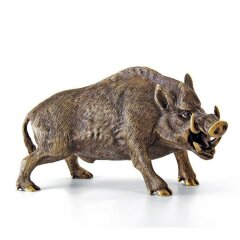 Бронзовая статуэтка «Кабан дикий» в подарок охотнику