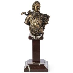 Сувенирный бюст «Пётр I» — с десяти лет император России и основатель города Санкт-Петербург