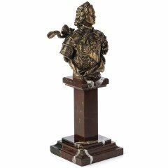 Сувенирный бюст «Пётр I» — с десяти лет император России и основатель города Санкт-Петербург