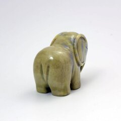 Сувенирная фигурка «Слоник» из натурального камня офикальцит