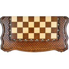 Резные шахматы с нардами «Эндшпиль» 60x60