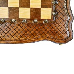 Резные шахматы с нардами «Эндшпиль» 60x60