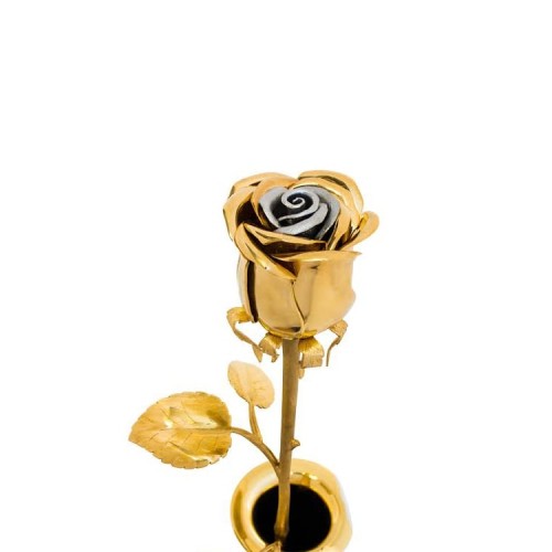 Необычный сувенир «Золотая роза» в подарок девушке