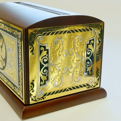 Настольная сигаретница «Герб Российской федерации» в подарок руководителю