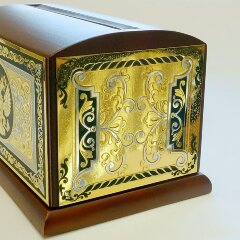 Настольная сигаретница «Герб Российской федерации» в подарок руководителю