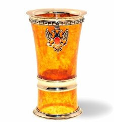 Янтарная стопка для водки «Державная»