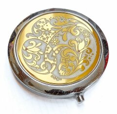 Дамское зеркальце «Красивые цветы»