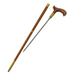 Стильная коричневая трость «Аристократ» с клинком