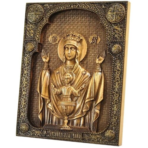 Резная икона «Неупиваемая Чаша» (малая)