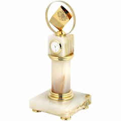 Настольные часы «Колонна» (оникс)