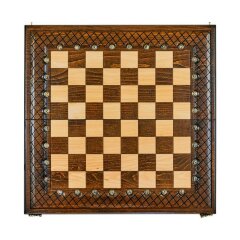 Резные шахматы «Эндшпиль» с нардами 60x60
