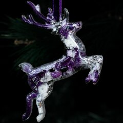 Корпоративный подарочный набор «Новогодние подарки» из камня аметист в подарок к новому году