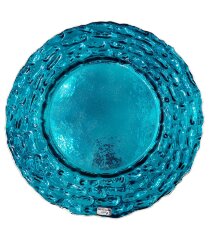 Бирюзовое блюдо «Рим» для праздничного стола