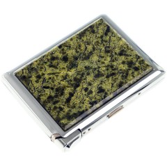 Портсигар карманный на 20 сигарет «Змеевик» с зажигалкой в подарок мужчине