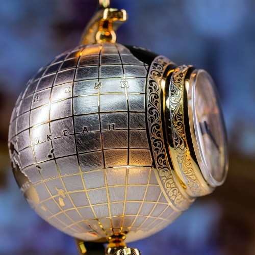 Подарочный глобус с часами «TIME» в подарок руководителю