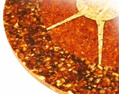 Столешница из янтаря «Две звезды»