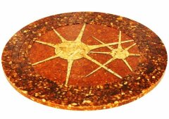 Столешница из янтаря «Две звезды»