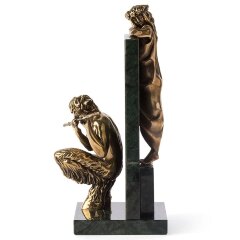 Скульптурная миниатюра «Нимфа и Сатир»