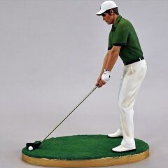 Сувенирная статуэтка «Гольфист с длинной клюшкой» из искусственного камня