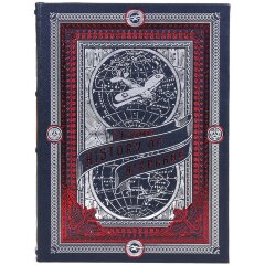 Подарочная книга «History of airplan» в кожаном переплёте