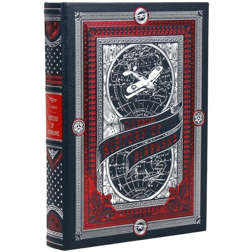 Подарочная книга «History of airplan» в кожаном переплёте