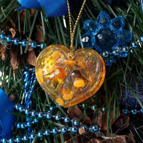 Ёлочная игрушка «Сердечко» для украшения Новогодней ёлки