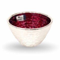 Гранатовая чаша «Аметистовый Рим» для декора интерьера