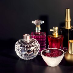 Гранатовая чаша «Аметистовый  Рим» для декора интерьера