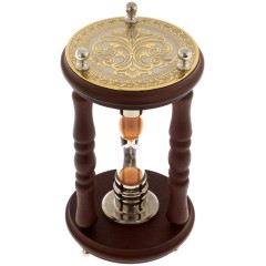 Песочные часы «HOURGLASS» (на 3 минуты) украшенные гравюрой