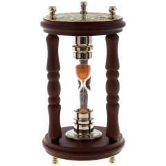 Песочные часы «HOURGLASS» (на 3 минуты) украшенные гравюрой