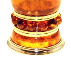 Стопка из янтаря «Виноград» для водки