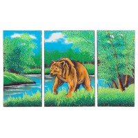 Модульная картина «Медведь»