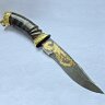 Сувенирный нож «Скорпион» в позолоченных ножнах