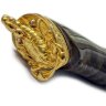 Сувенирный нож «Скорпион» в позолоченных ножнах