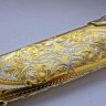 Сувенирный нож «Скорпион» в позолоченных ножнах