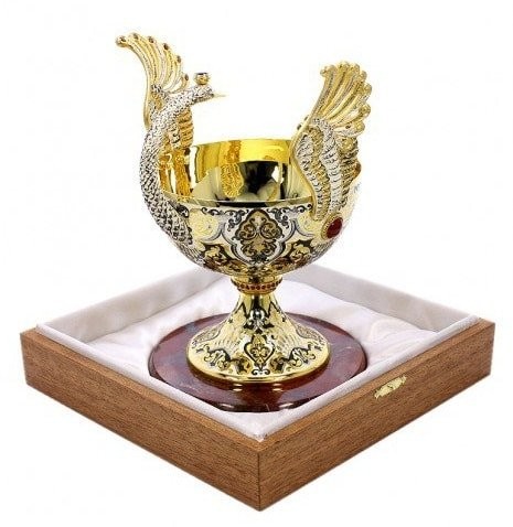 Конфетница украшенная «Лебедь»