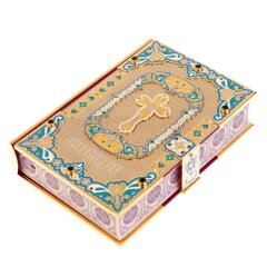 Украшенная книга «Библия» в подарок верующему христианину