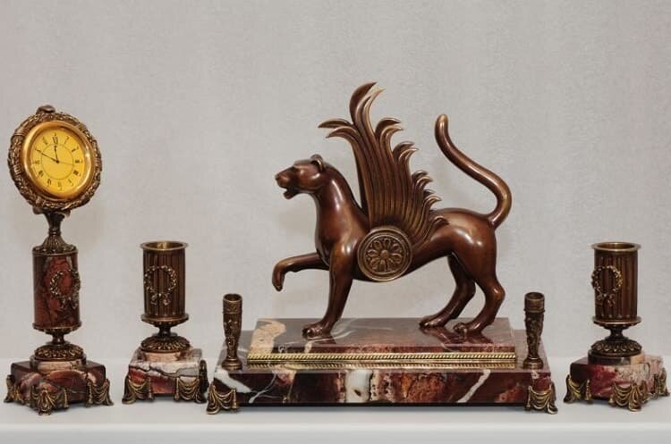 Письменный набор «Ак-Барс» (яшма)