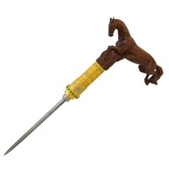 Резная трость «Ахалтекинец» ручной работы