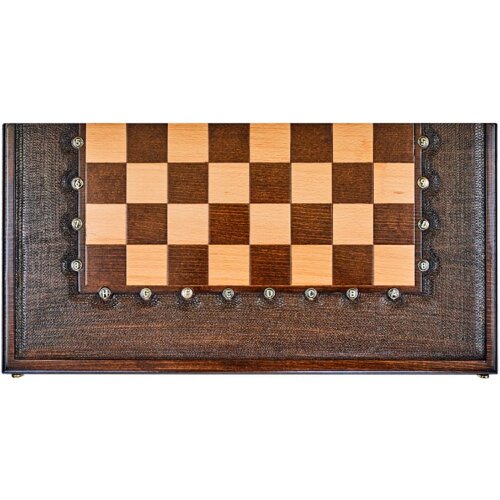 Резные шахматы с нардами «Гамбит» 50x50