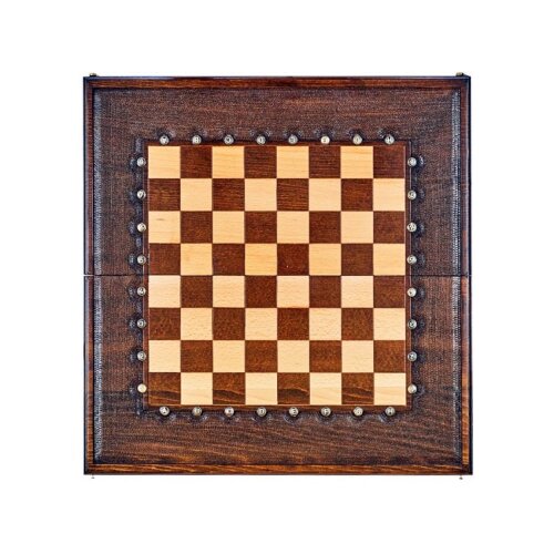 Резные шахматы с нардами «Гамбит» 50x50