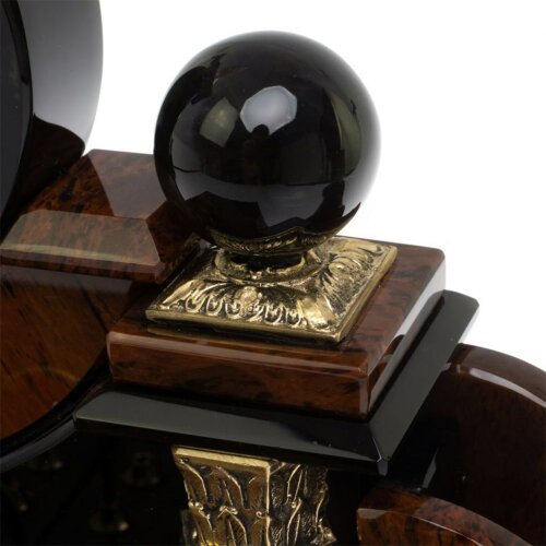 Настольный набор органайзер «Орёл» из камня обсидиан